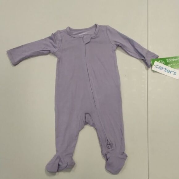 Carter's Lavender Footed One Piece - Picture 1 of 2